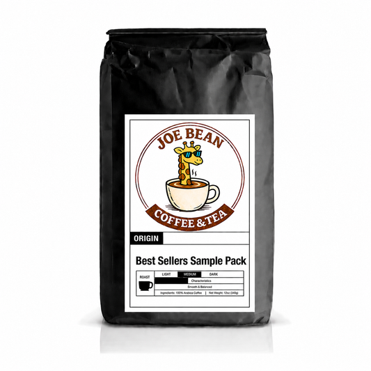 Best Sellers Sample Pack: 6Bean, Cowboy, Breakfast, Peru, Mexico, Bali
