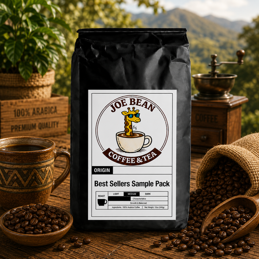 Best Sellers Sample Pack: 6Bean, Cowboy, Breakfast, Peru, Mexico, Bali
