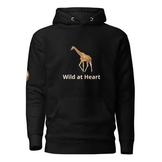 Wild at Heart Series – Giraffe Unisex Pullover Hoodie